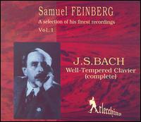 Bach: Well Tempered Clavier-Samuel Feinberg, Vol. 1 von Samuel Feinberg