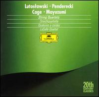 Lutoslawski, Penderecki, Cage, Mayuzumi: String Quartets von LaSalle Quartet