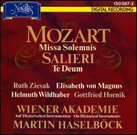 Mozart: Missa Solemnis; Salieri: Te Deum von Martin Haselböck