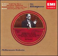 Beethoven: Große Fuge; Mozart: Eine Kleine Nachtmusik; Handel: Concerto grosso von Otto Klemperer