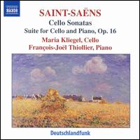 Saint-Saëns: Cello Sonatas; Suite for Cello and Piano, Op. 16 von Maria Kliegel