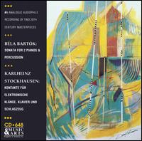 Bartók: Sonata for 2 Pianos & Percussion; Stockhausen: Kontakte von Steve Schick