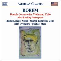 Rorem: Double Concerto for Violin and Cello; After Reading Shakespeare von Sharon Robinson
