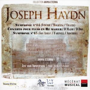 Joseph Haydn: Symphonie No. 44 (Funèbre); Concerto pour piano en Ré Majeur; Symphnie No. 45 (Les Adiex) von Anima Eterna Orchestra