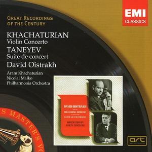 Khachaturian: Violin Concerto; Taneyev: Suite de concert von David Oistrakh