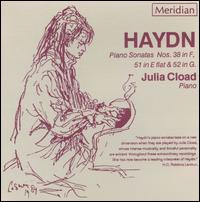 Hadyn: Piano Sonatas Nos. 38, 51, 52 von Julia Cload