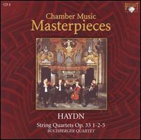 Haydn: String Quartets Op. 33 Nos. 1, 2, 5 von Buchberger Quartett