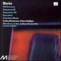 Berio: Différences; Sequenzas III & VII; Due pezzi; Chamber Music von Luciano Berio