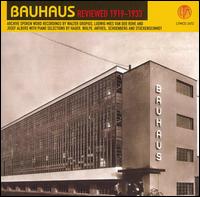 Bauhaus Reviewed, 1919-1933 von Walter Gropius
