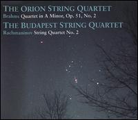 Brahms: Quartet in A minor; Rachmaninov: String Quartet No. 2 von Various Artists