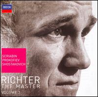 Richter the Master, Vol. 3: Scriabin, Prokofiev, Shostakovich von Sviatoslav Richter