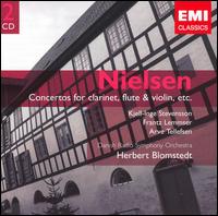 Nielsen: Concertos for clarinet, flute & violin, etc. von Herbert Blomstedt