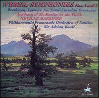 Weber: Symphonies Nos. 1 & 2; Beethoven: Overtures von Various Artists