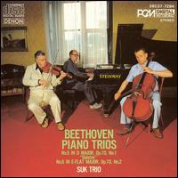 Beethoven: Piano Trios Nos. 5 & 6 von Suk Trio