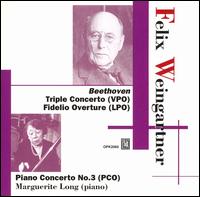 Beethoven: Triple Concerto; Fidelio Overture; Piano Concerto No. 3 von Felix Weingartner