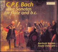C.P.E. Bach: The Sonatas for flute and b.c. von Barthold Kuijken