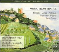 Music from France von Verdehr Trio