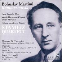 Bohuslav Martinu: Kammermusik von Stamitz Quartet