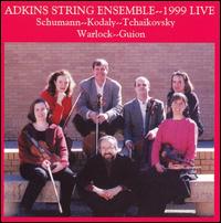 Adkins String Ensemble plays Schumann, Kodály, Tchaikovsky, etc. von Adkins String Ensemble