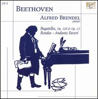 Beethoven: Piano Variations; Bagatelles CD 5 von Alfred Brendel