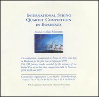 International String Quartet Competition in Bordeaux von Various Artists