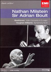 Beethoven: Violin Concerto in D major; Vaughan Williams: Symphony No. 8 [DVD Video] von Adrian Boult