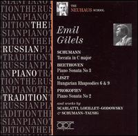 The Russian Piano Tradition von Emil Gilels
