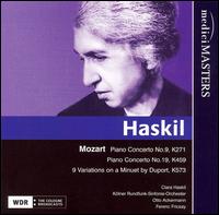 Mozart: Piano Concertos Nos. 9 & 19; Variations on a Minuet by Duport von Clara Haskil