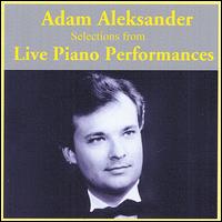 Selections for Live Piano Performances von Adam Aleksander