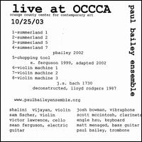 Live from Occca von Paul Bailey