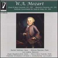 Mozart: Flute & Harp Concerto; Bassoon Concerto; Sinfonia Concertante for Violin & Viola von Luc Loubry