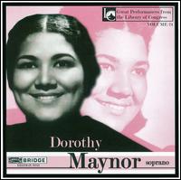 Dorothy Maynor, Soprano von Dorothy Maynor