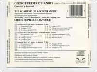 George Frederic Handel: Concert a due cori von Christopher Hogwood