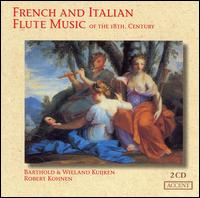 French and Italian Flute Music of the 18th Century von Various Artists