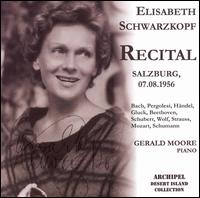 Recital: Salzburg, 07-08-1956 von Elisabeth Schwarzkopf