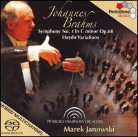 Brahms: Symphony No. 1 in C minor; Haydn Variations [Hybrid SACD] von Marek Janowski