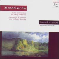 Mendelssohn: Early Symphonies for String Orchestra von Ensemble Amati