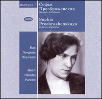 Sophia Preobrazhenskaya sings Bach, Handel & Purcell von Sofia Preobrazenskaja