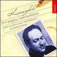 Korngold: Symphony; Lieder des Abschieds von BBC Philharmonic Orchestra