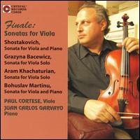 Finale: Sonatas for Viola von Paul Cortese