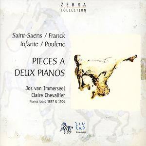Pieces a Deux Pianos: Saint-Saens, Franck, Infante, Poulenc von Jos van Immerseel