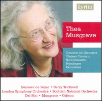 Thea Musgrave: Concerto for Orchestra; Clarinet Concerto; Horn Concerto; Etc. von Thea Musgrave