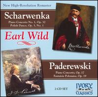Scharwenka: Piano Concerto No. 1, Op. 32; Polish Dance, Op. 3/1; Paderewski: Piano Concerto: Op. 17; Fantaisie Polona von Earl Wild