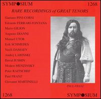 Rare Recordings of Great Tenors von Various Artists