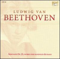 Beethoven: Serenade Op. 25, Works for mandolin & piano von Various Artists