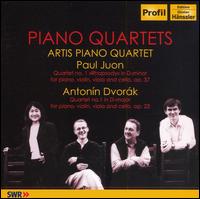 Piano Quartets by Paul Juon & Antonín Dvorák von Artis Ensemble Stuttgart