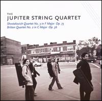 Shostakovich: Quartet No. 3; Britten: Quartet No. 2 von Jupiter String Quartet