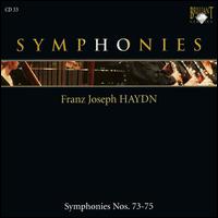 Franz Joseph Haydn: Symphonies Nos. 73-75 von Adam Fischer