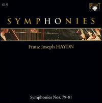 Franz Joseph Haydn: Symphonies Nos. 79-81 von Adam Fischer