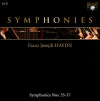 Franz Joseph Haydn: Symphonies Nos. 55-57 von Adam Fischer